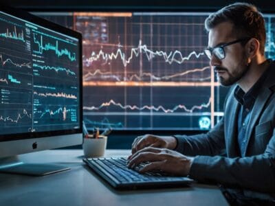 Найкращі стратегії SEO-просування у 2025 році 6 - LUT.agency SEO-експерт аналізує дані на екрані