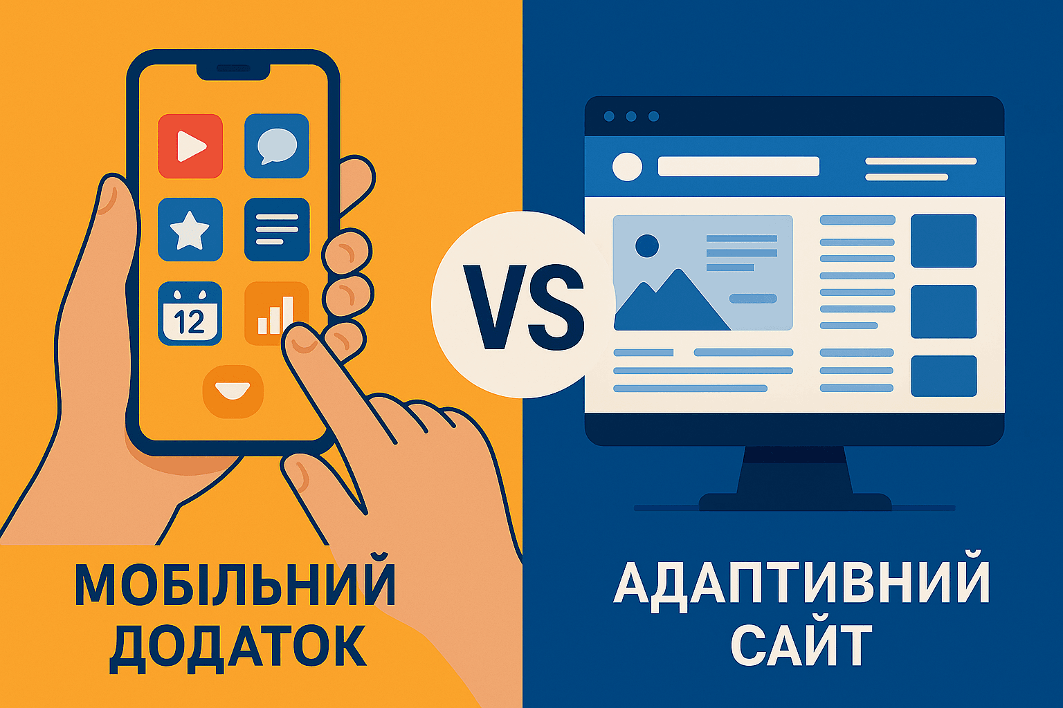Мобільні додатки чи адаптивний сайт